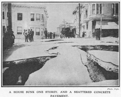 Aftermath of the 1906 San Francisco earthquake, 1906 by American Photographer